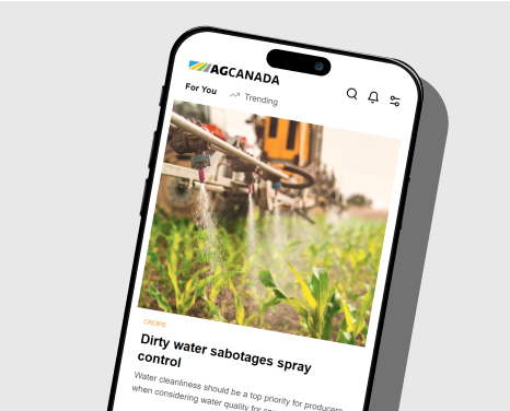 AGCanada App Phone Representation in Light Mode